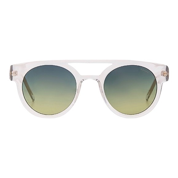 Komono Sunglasses Dreyfuss Clear Silver NEW round